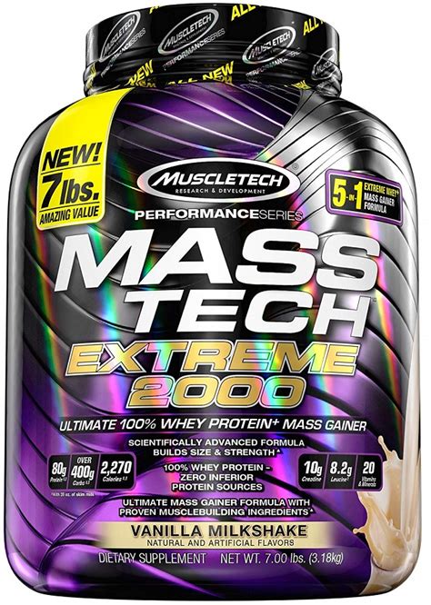 So how does it compare? MuscleTech Mass-Tech Extreme 2000 - Bodybuilding and ...