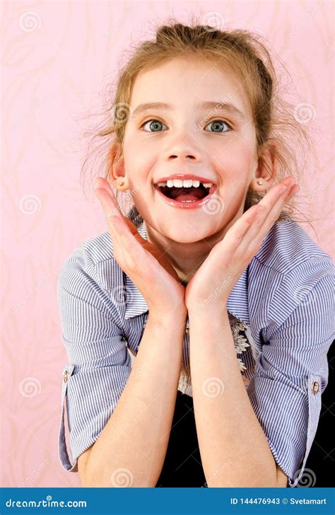 Portrait Of A Beautiful Little Girl Stock Photo Image Of Child Be0