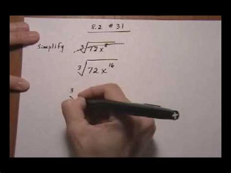 How do you get rid of a cubed root? simplify cube roots - YouTube