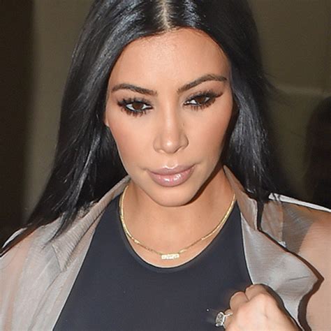Kim Kardashian Goes Braless Shows Nipples Through Sheer Dress Pic E