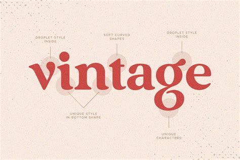 Vintage Retro Serif Font Sensatype Studio