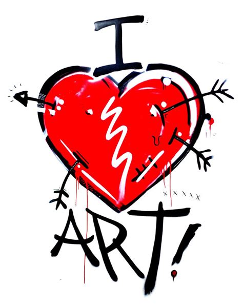 i heart art heart art art web art