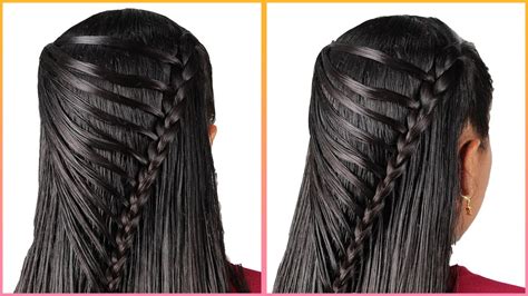 trenzas con aguja topsy braided hairstyle with topsy tail youtube