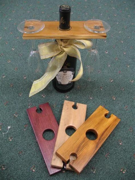 Flaschen Und Weinbutler Wood Wine Glass Holder Over A Wine