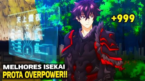 🌍 Top 10 Novos Animes Isekai Onde O Protagonista é Overpower Novos