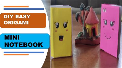 Diy Mini Notebooks Origami Book Part 1 Youtube