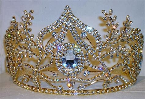 Toptenfashionnew Blue Diamond Tiara Crown