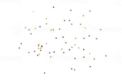 Colorful Star Confetti Colorful Stars Sparkle Decoration Cutout Png