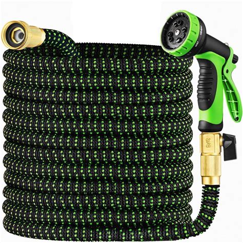 Garden Hose 50 Ft And Nozzle Expandable Garden Hose Heavy Duty