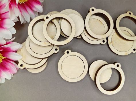 Diameter Cm Laser Cut Small Round Wooden Embroidery Hoop Etsy