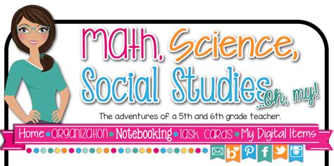 Math Science Social Studiesoh My Science Notebooking