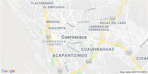 Cuernavaca Mexico Map