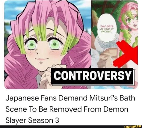 Controversy Japanese Fans Demand Mitsuri S Bath Scene To Be Removed