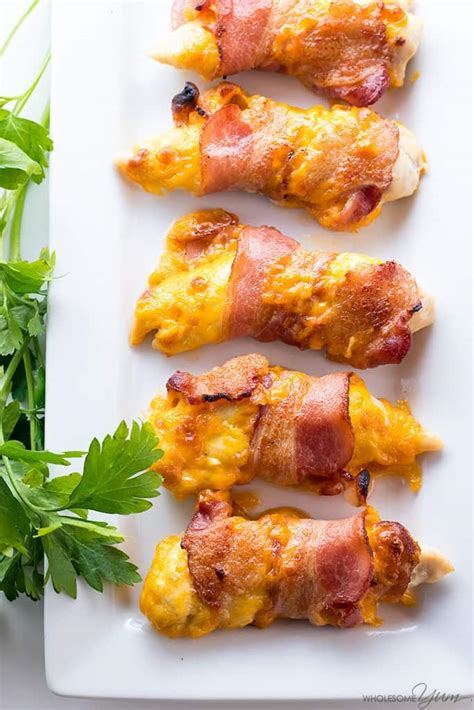 Baked Bacon Wrapped Chicken Tenders Recipe 3 Ingredients