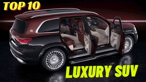 Top 10 Best Luxury Suv 20212022 Youtube