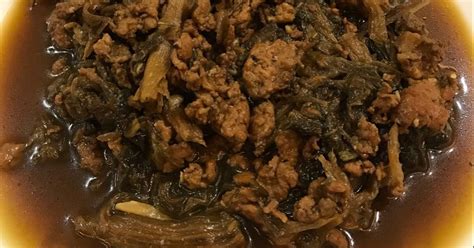 Resep babi hong sayur asin | braised pork belly with preserved vegie |. Adventurealleyproductions: Cah Sayur Asin / Resep Sayur ...