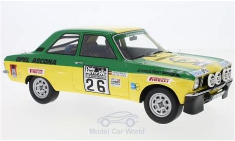 diecast model cars opel ascona c 1 18 bos models a no 26 irmscher tuning rallye wm rac rallye