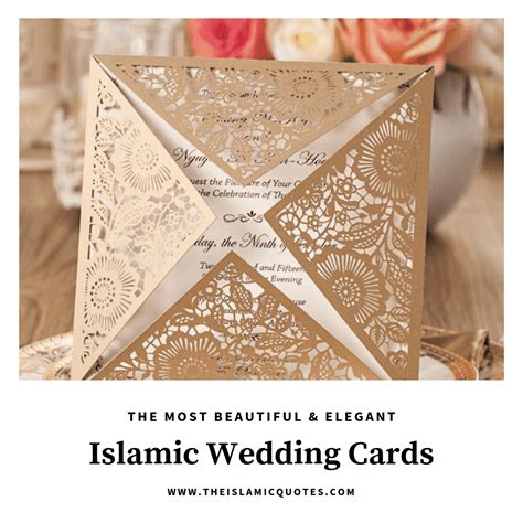 muslim wedding invitation cards templates printable cards