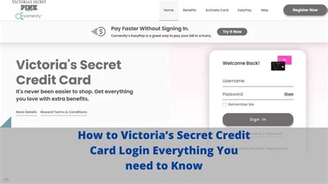 Victoria’s Secret Credit Card Login Payment And Customer Service