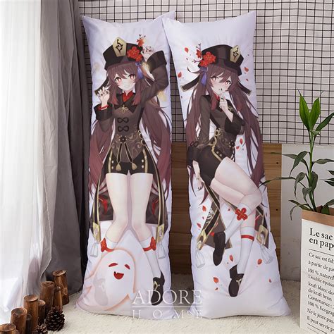 Genshin Impact Hutao Dakimakura Anime Hugging Body Pillow Etsy Norway