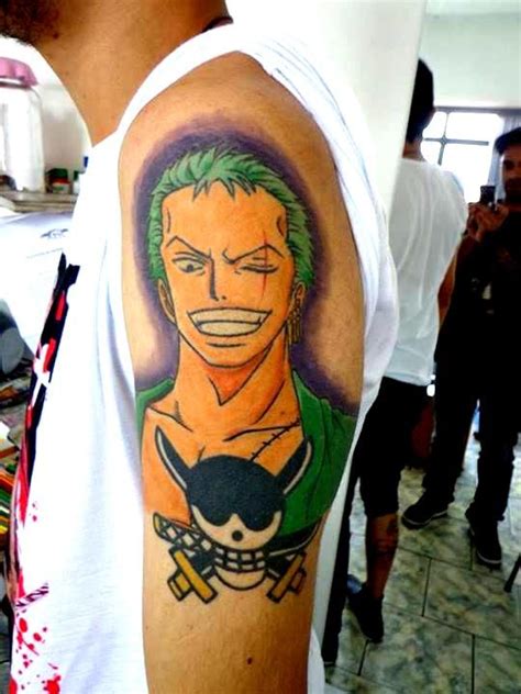 Clique Na Foto E Veja 50 Tatuagens De Zoro Personagem Do One Piece