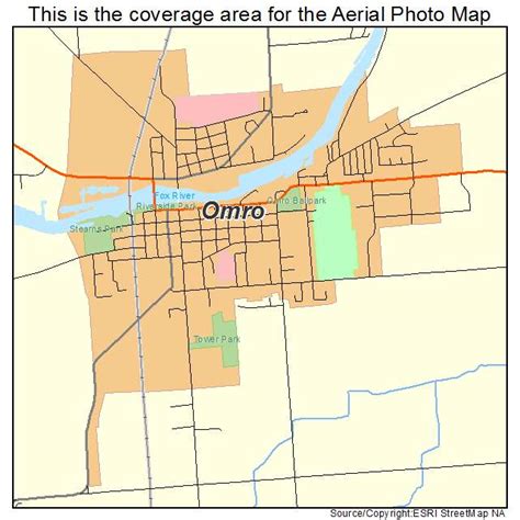 Aerial Photography Map Of Omro Wi Wisconsin
