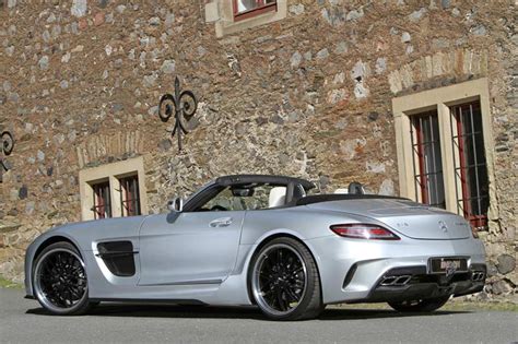 mercedes benz sls amg borrasca von inden design stürmischer roadster mit viel kohlefaser und