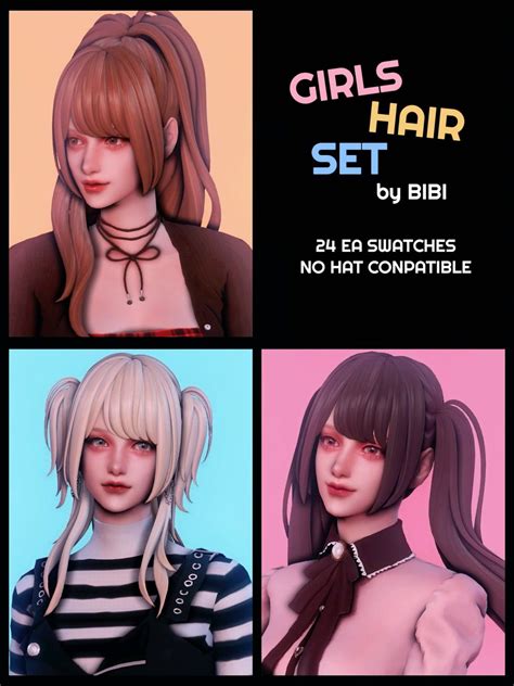 Sims Cc Kaguya Hair Simfileshare Sims Sims Sims M Vrogue Co