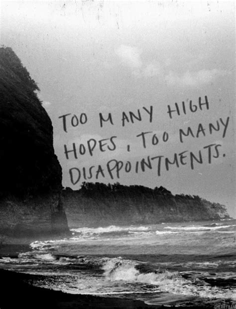 Quotes About Disappointment And Expectations Quotesgram