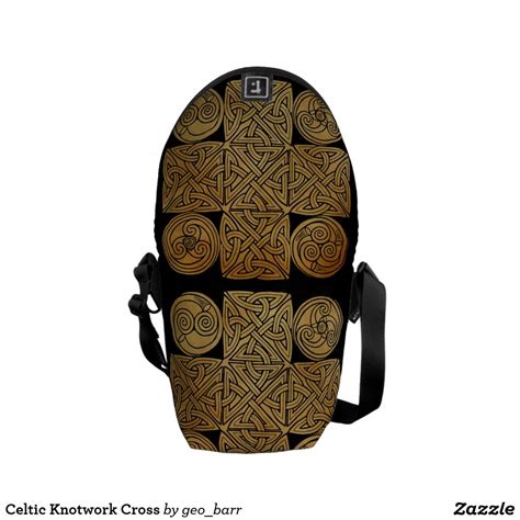 Celtic Knotwork Cross Messenger Bag Cross T Celtic T Celtic