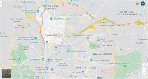 Map Of Kuala Lumpur And Surrounding Areas The Greater Kuala Lumpur
