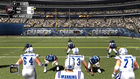 Nfl Gameday 2004 Ps2 Pcsx2 Gameplay Colts Vs Chargers 60fps Youtube