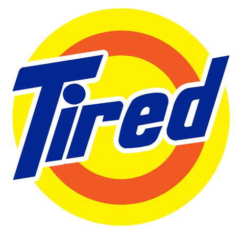 Tired Tide Logo Funny Logo Bored Panda Logo
