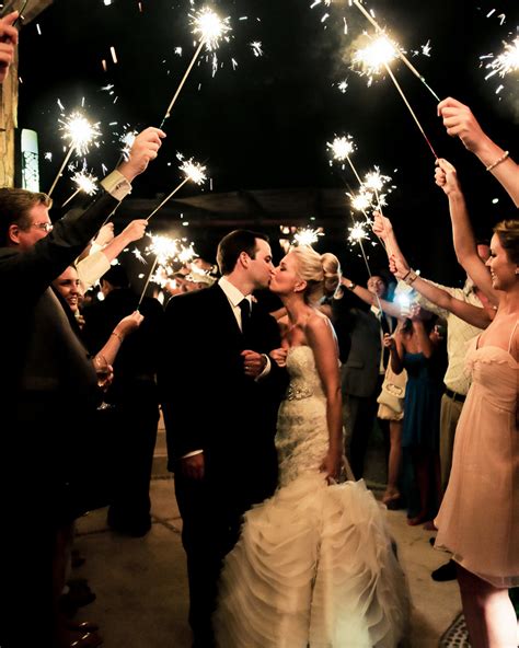 Wedding Sparklers Guide Grand Wedding Exit