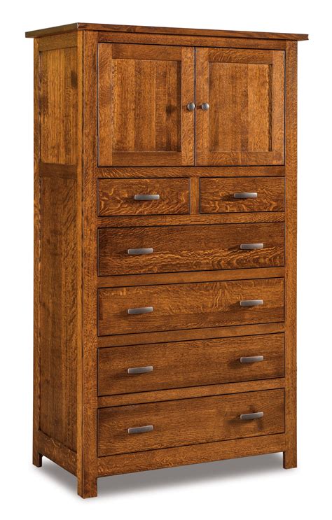 Flush Mission Armoires And Wardrobes Amish Solid Wood Wardrobes