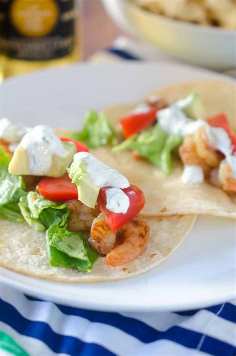 Easy to make and deliciously flavorful! Easy Shrimp Tacos Recipe | Shrimp Taco Sauce | Life's Ambrosia