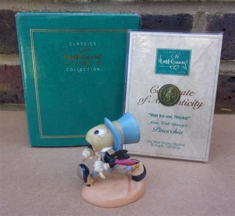 Walt Disney Classics Collection Jiminy Cricket Figurine Wait For Me