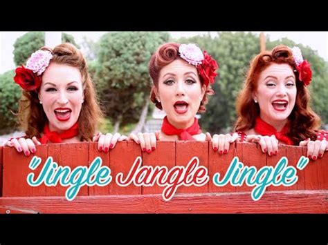 Satin Dollz Feat The Rubys In Official Music Video Jingle Jangle Jingle Youtube