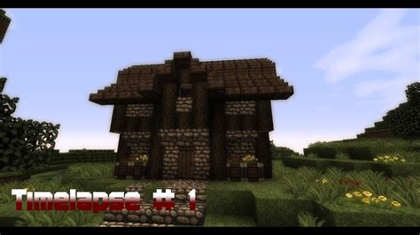Voll unterkellert, einschließlich öfen, viel. Minecraft Timelapse #1 - Kleines mittelalterliches Haus HD ...