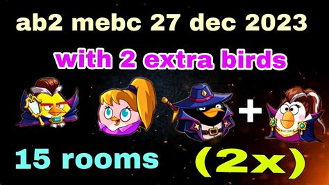 Angry Birds 2 Mighty Eagle Bootcamp Mebc 27 Dec 2023 With 2 Extra Birds
