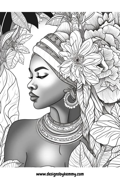 African Women Coloring Pages Artofit