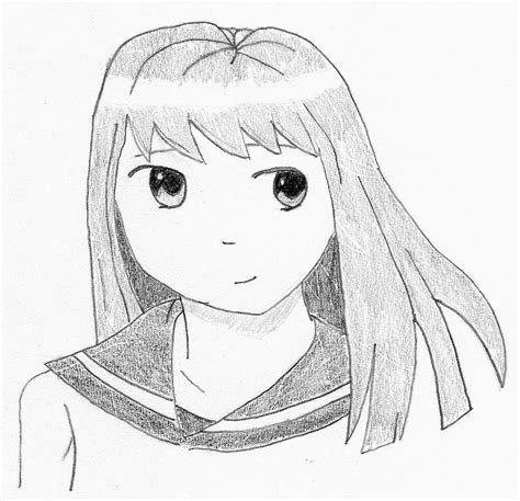 Anime Girl With Straight Hair By Incredulity On Deviantart