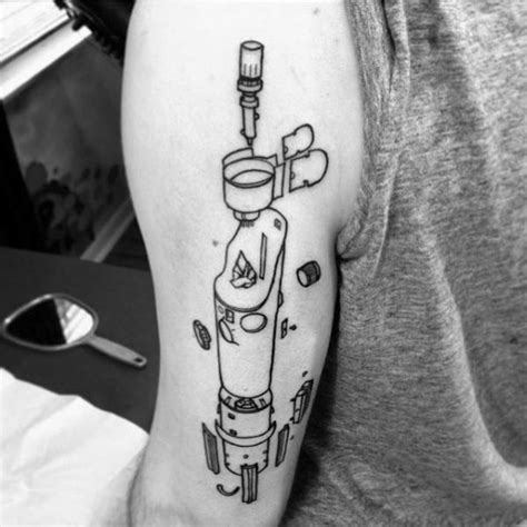 30 Engineering Tattoo Designs For Men Mechanical Ink Ideas