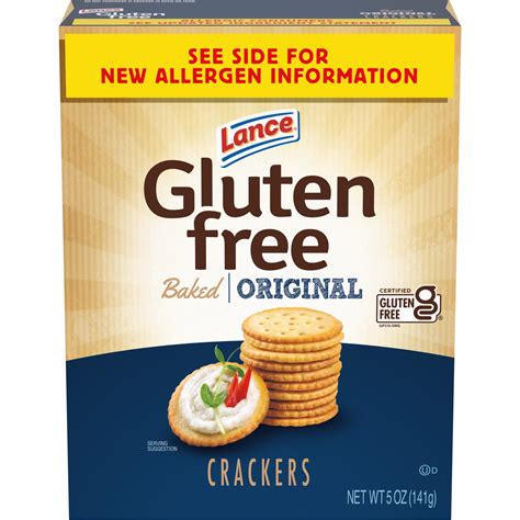 Lance Gluten Free Crackers, Baked Original Crackers, 5 oz Box - Walmart.com