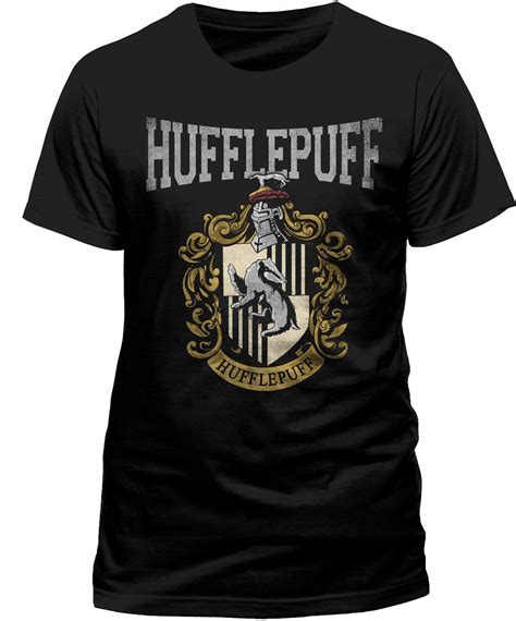 Harry Potter Hufflepuff Varsity Crest T Shirt Heromic