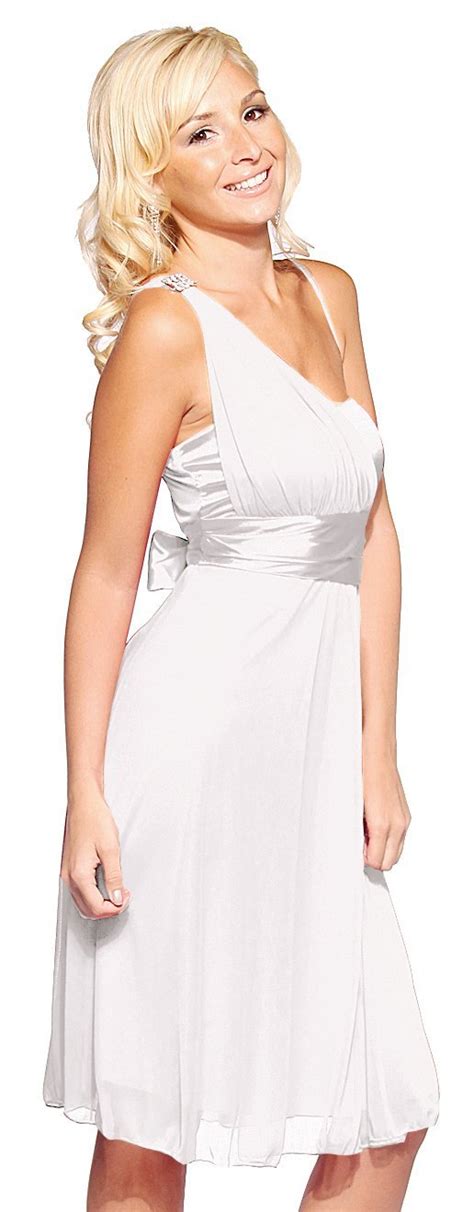 Dress4cutelady Fashionable Sheer Sexy One Shoulder Evening Cocktail Prom Party Dress