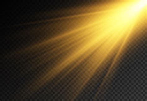 Luz Solar Con Explosión Brillante Efecto Destello Con Rayos De Luz Y