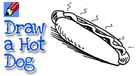 How To Draw A Hot Dog Real Easy Spoken Tutorial Youtube