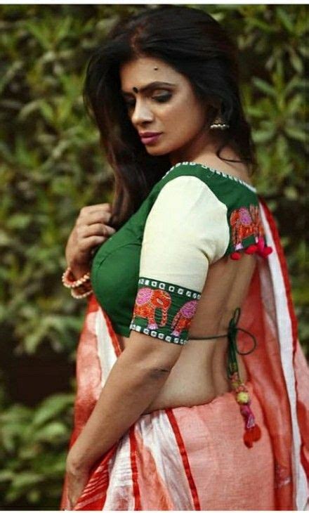 pin by gsuthar on backless saree saree backless sexy beautiful women blouse designs