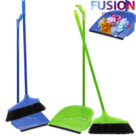 Long Handle Handled Dustpan Dust Pan And And With Brush Set